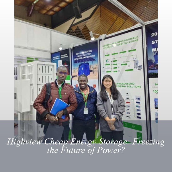 Highview Cheap Energy Storage: Freezing the Future of Power?